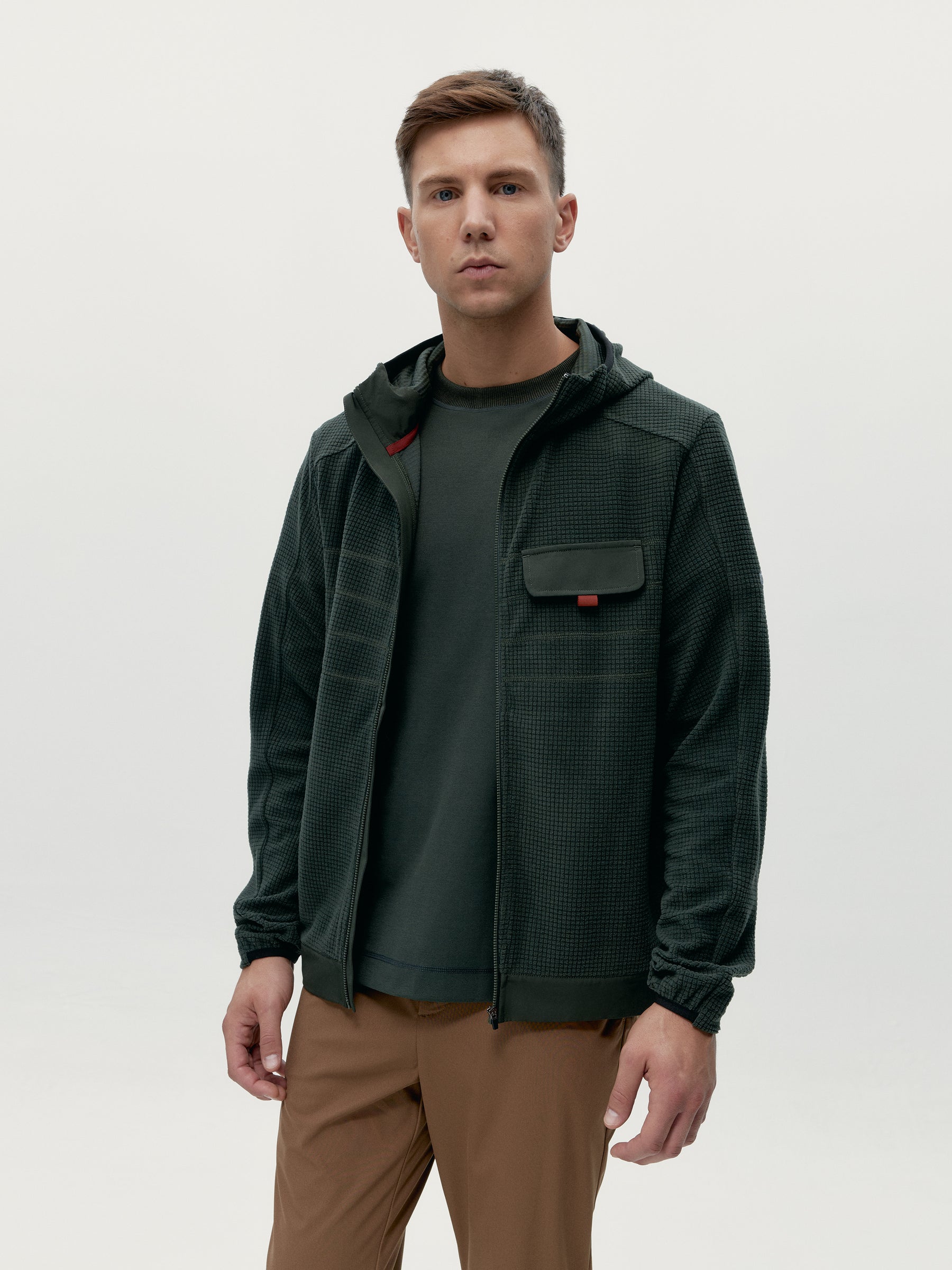 Conjunto deportivo Deep Kaki + Chestnut