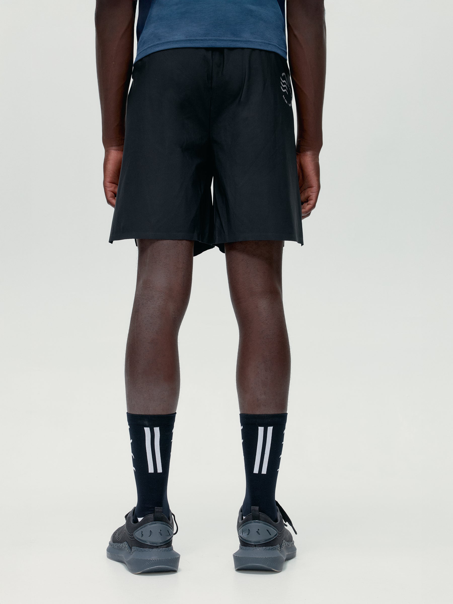 Sport-Set in Schwarz und Meeresblau