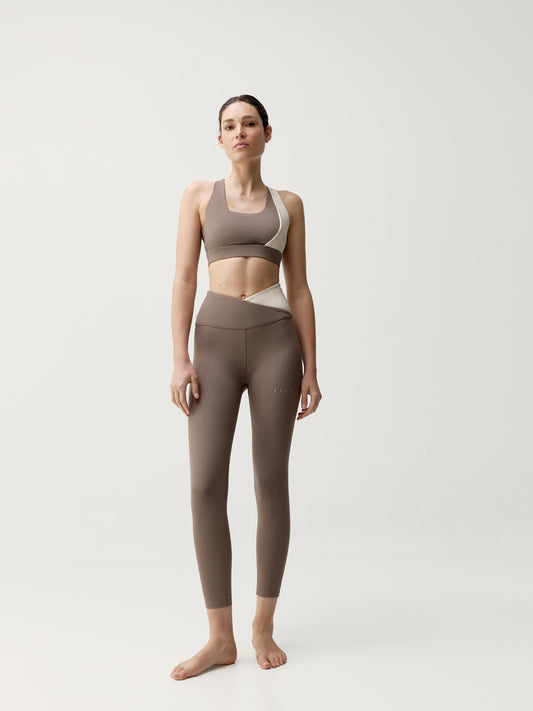 Legging Cleo Fossil/White Chalk