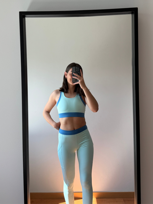 Legging Xenia Wave/Celadon Blue