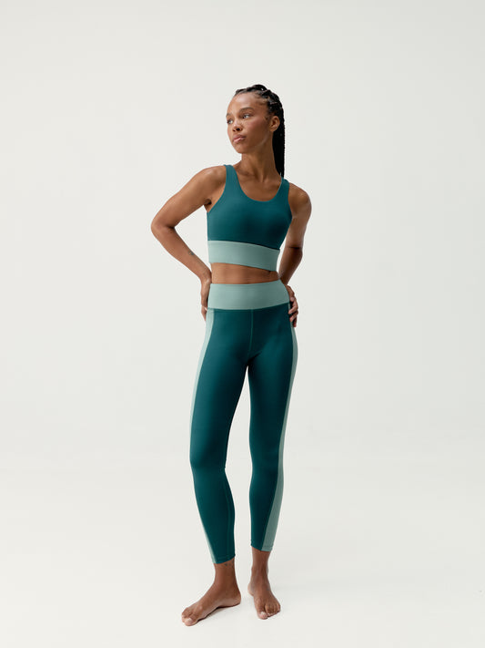 Legging Maiko Iceberg Green/Deep Green
