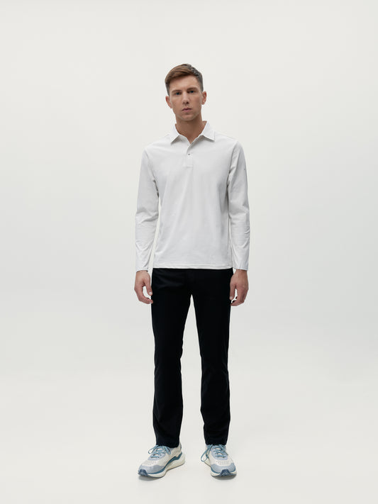 T-shirt Polo Maroni White Chalk