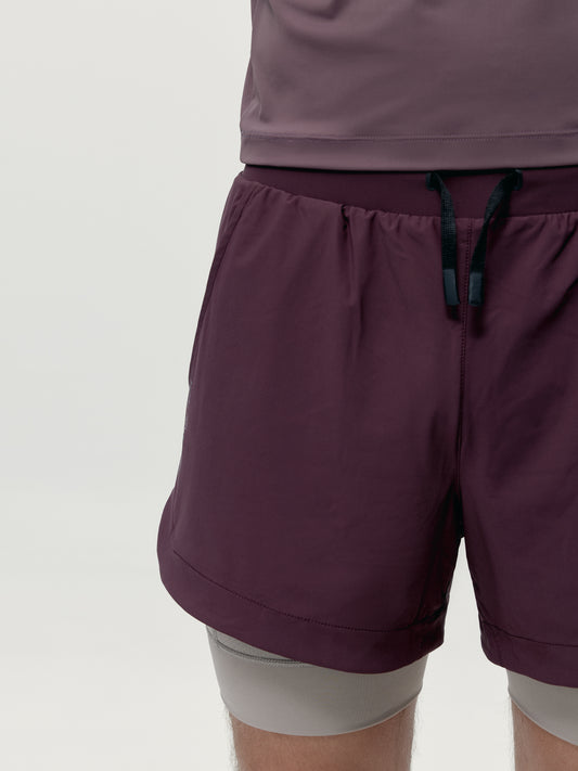 Short Mashu Dark Cherry/Grain