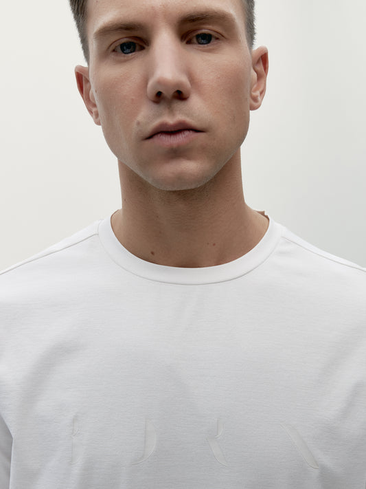 T-Shirt Melville White Chalk