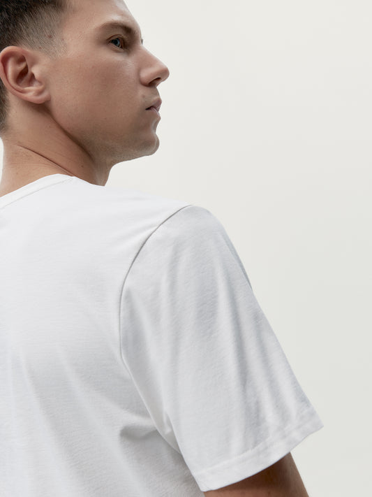 T-Shirt Melville White Chalk