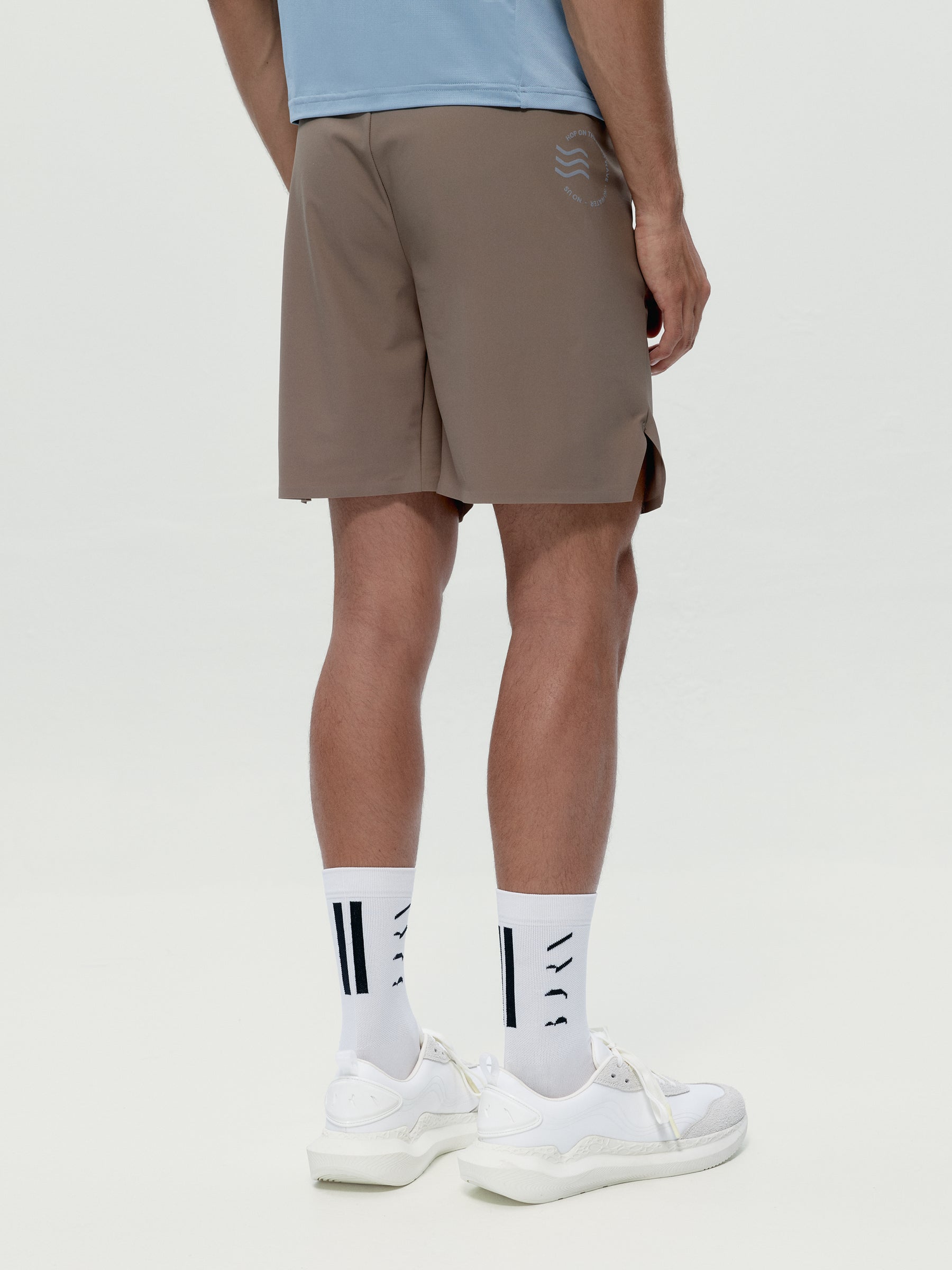 Grey Melange/Taupe sport set