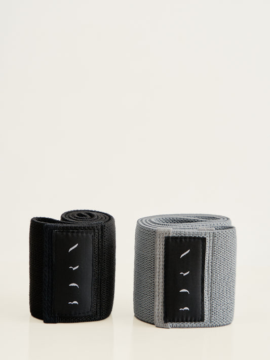 Resistance Bands Set Black & Medium Grey