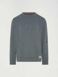 Ness Sweatshirt in Grey Green