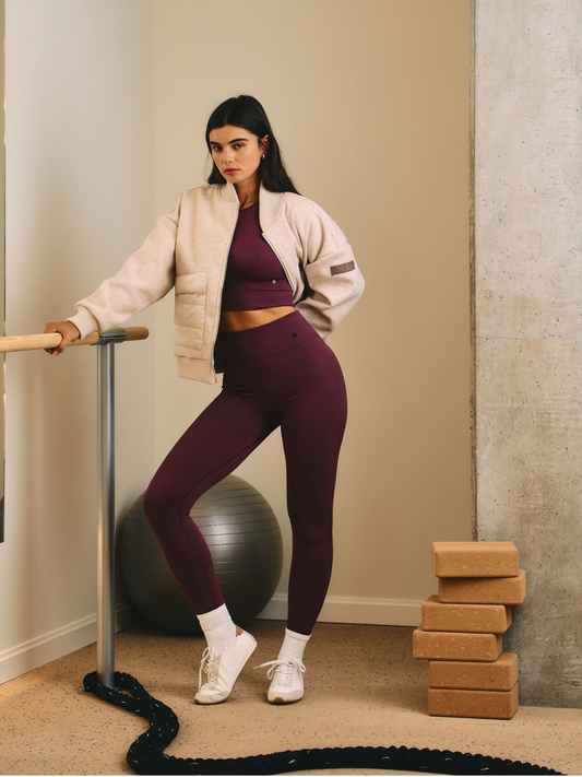 Eira Beet Plant Leggings