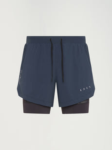 Mashu Short in Denim/ Road Gray