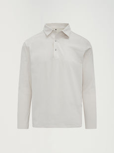 Maroni Polo T-Shirt in White Chalk