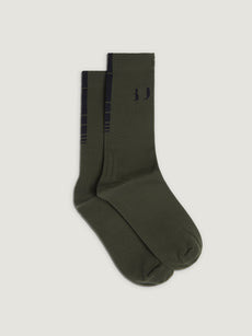 Acari Socks in Deep Kaki