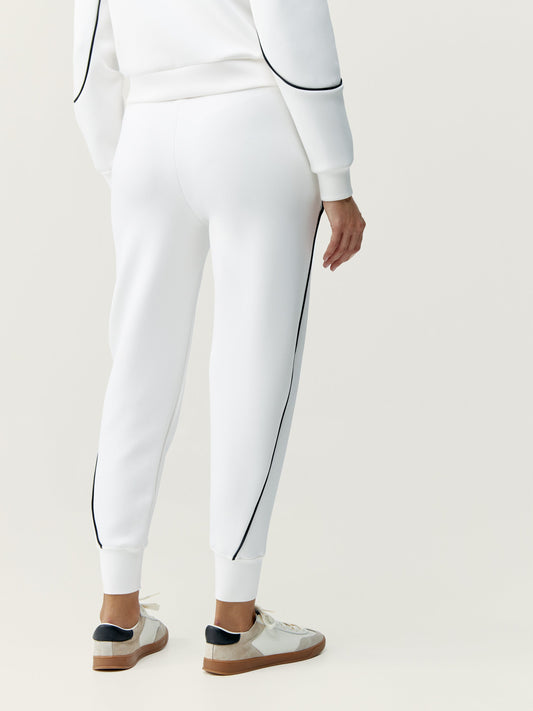 Jogger Agda Blanc cassé/Noir