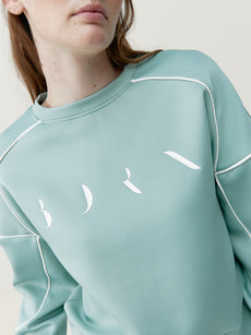 Sweatshirts Agda Jade Grey/Off White