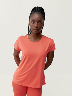 Aina Shirt in Coral Bright