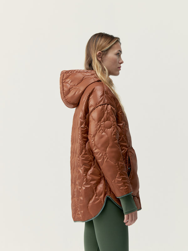 Ashley Jacket in Hunter/ Gingerbread