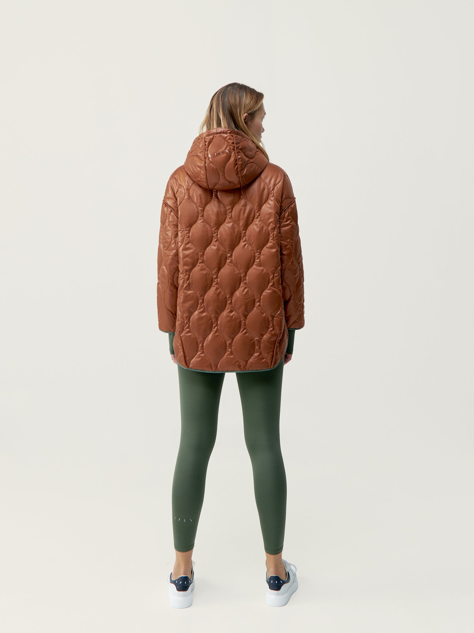 Ashley Jacket in Hunter/ Gingerbread