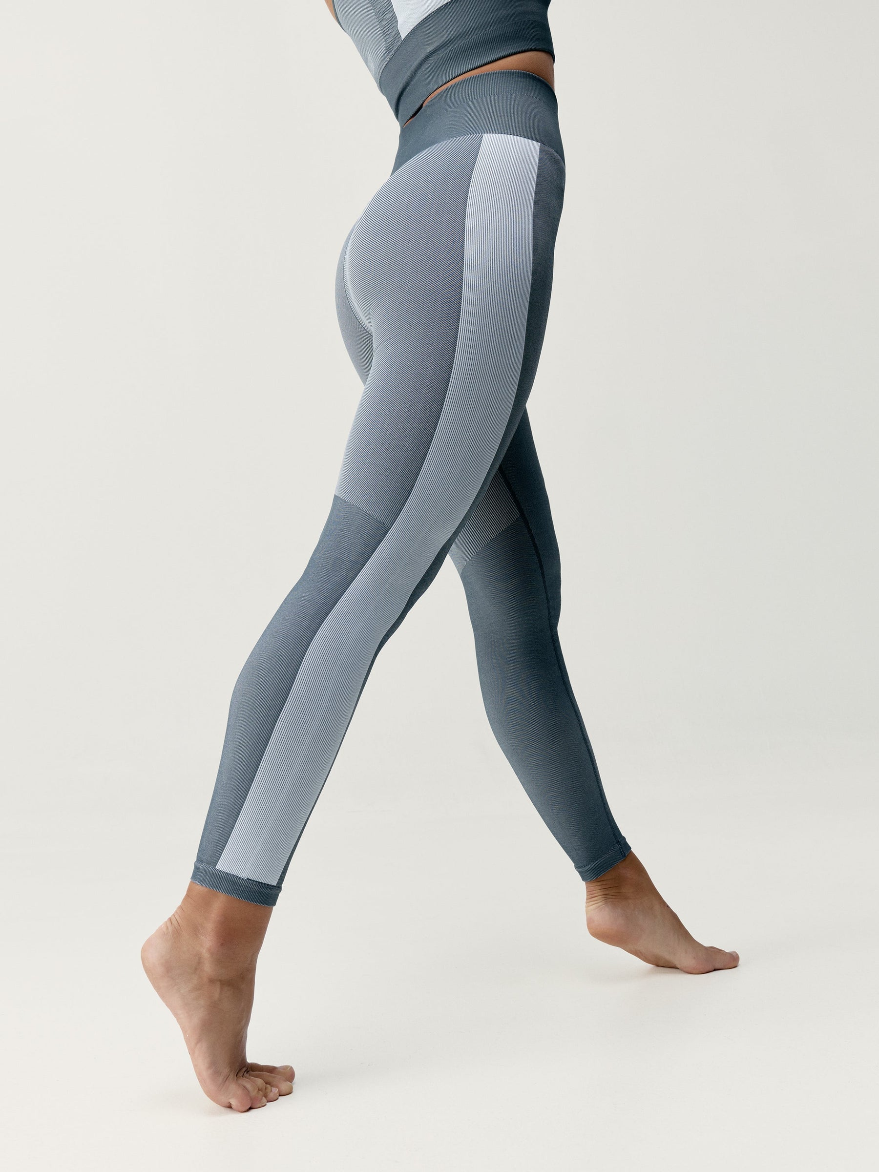 Legging Athena Stormy Gris/Blanc