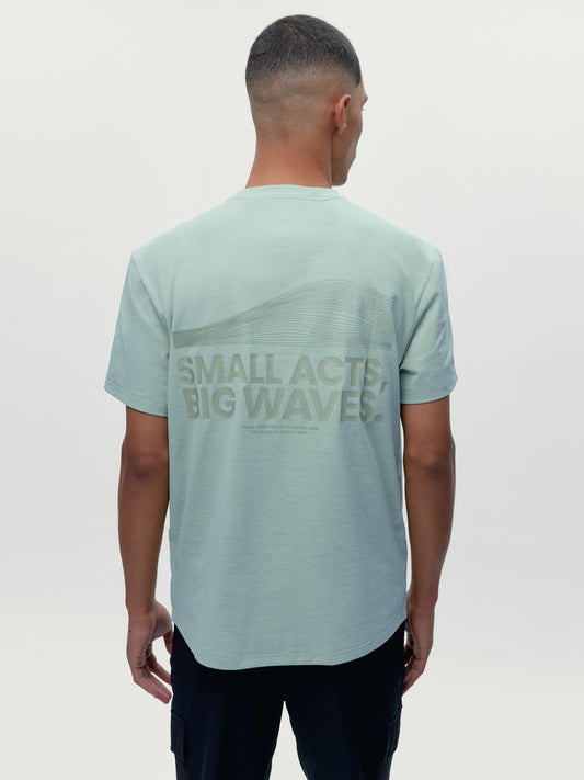 T-shirt Venetta Green Hay
