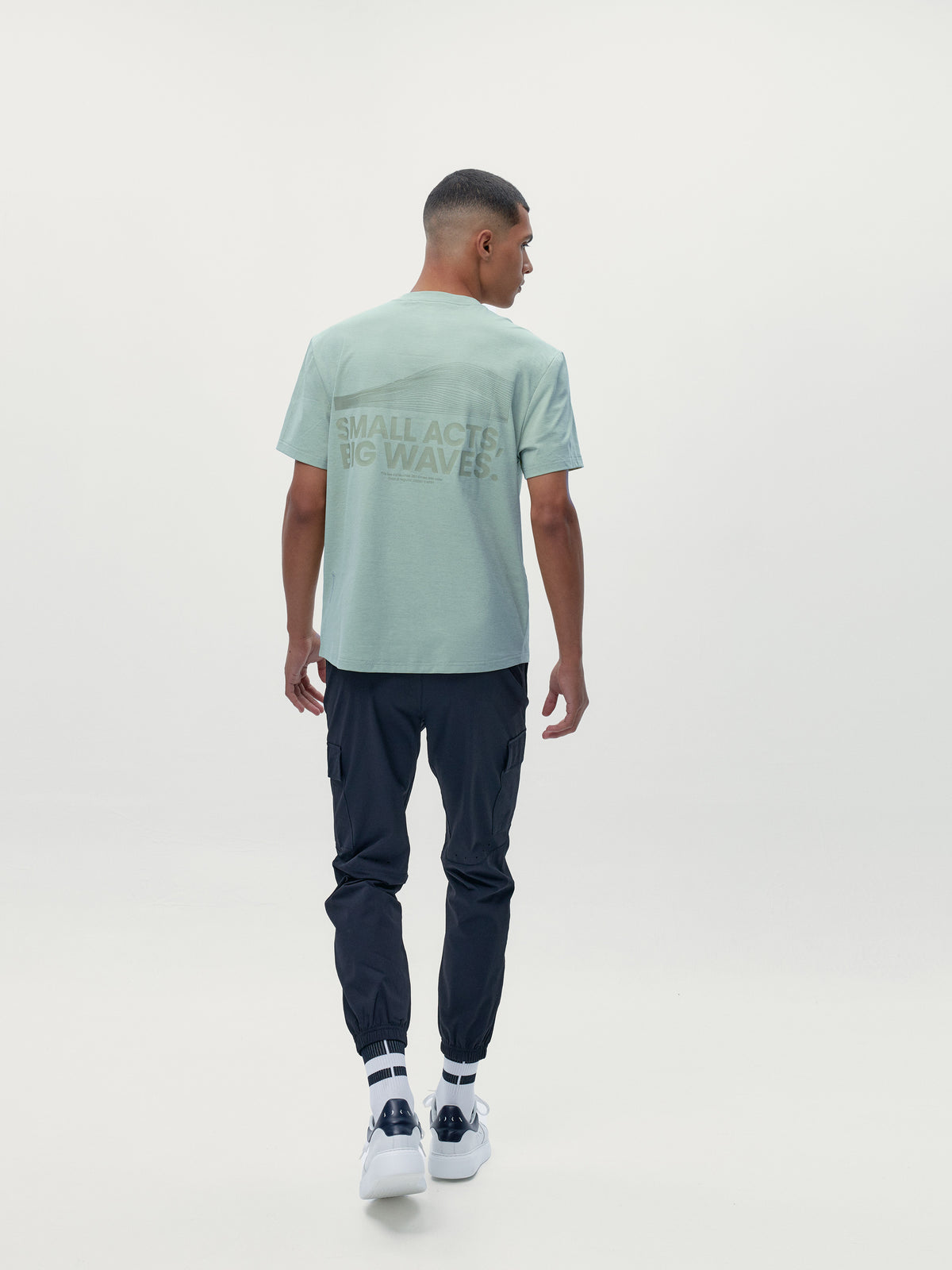 T-shirt Venetta Green Hay