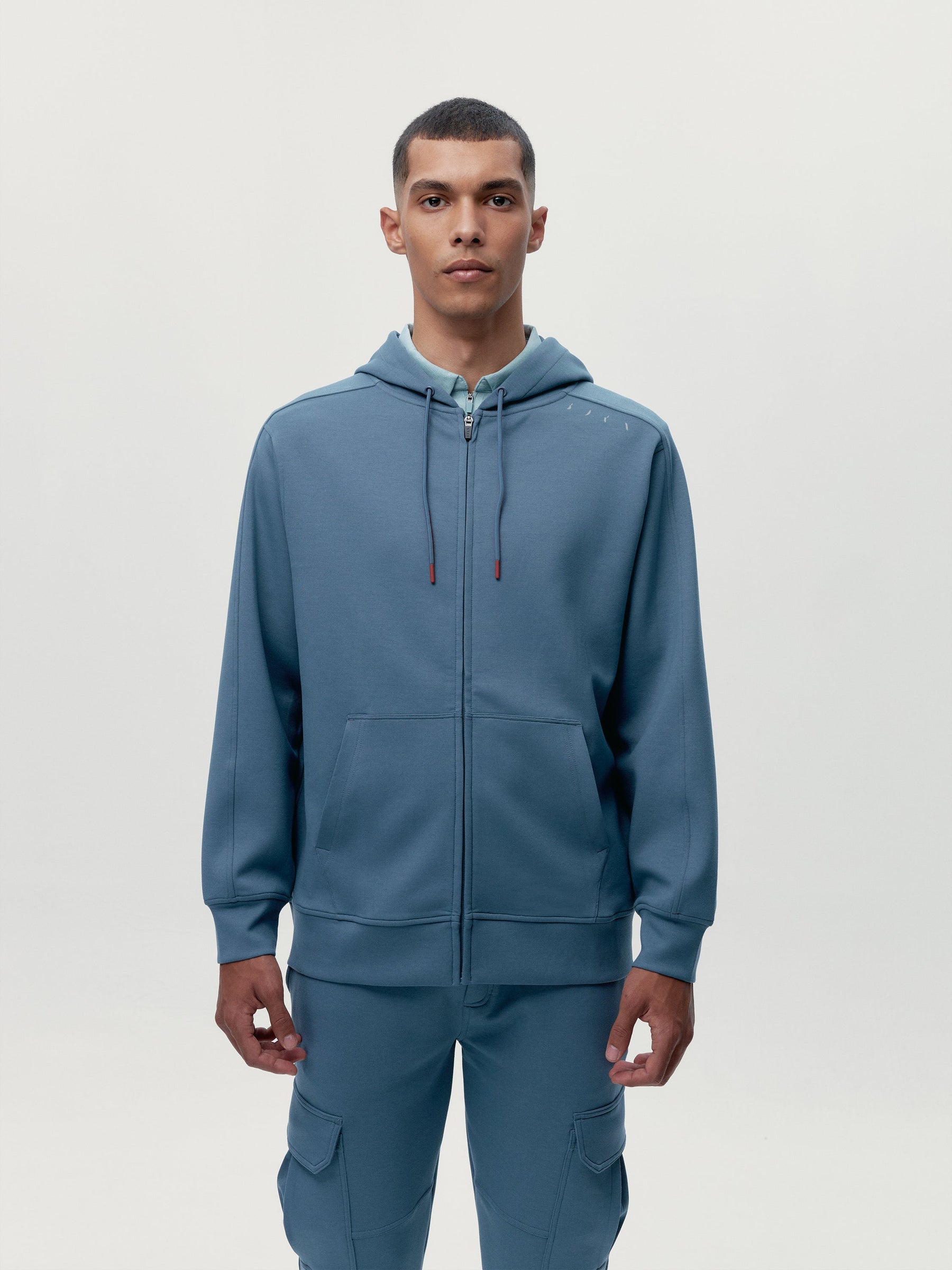 Sweat à capuche Biafra Light Slate