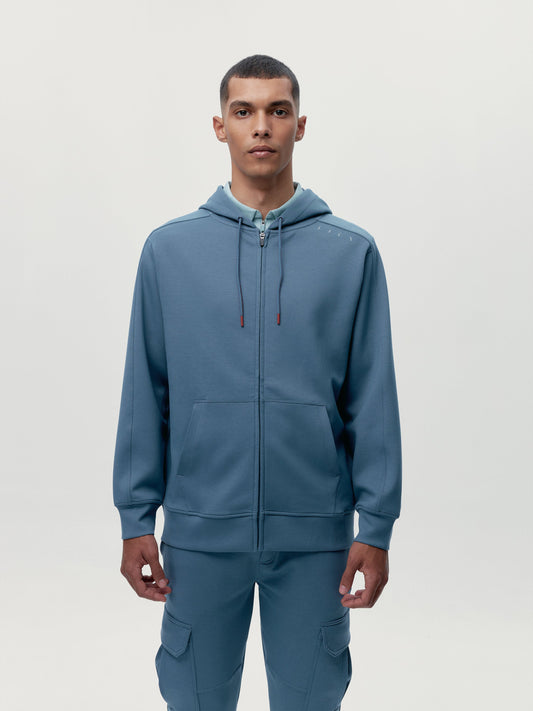 Hoodie Biafra Light Slate