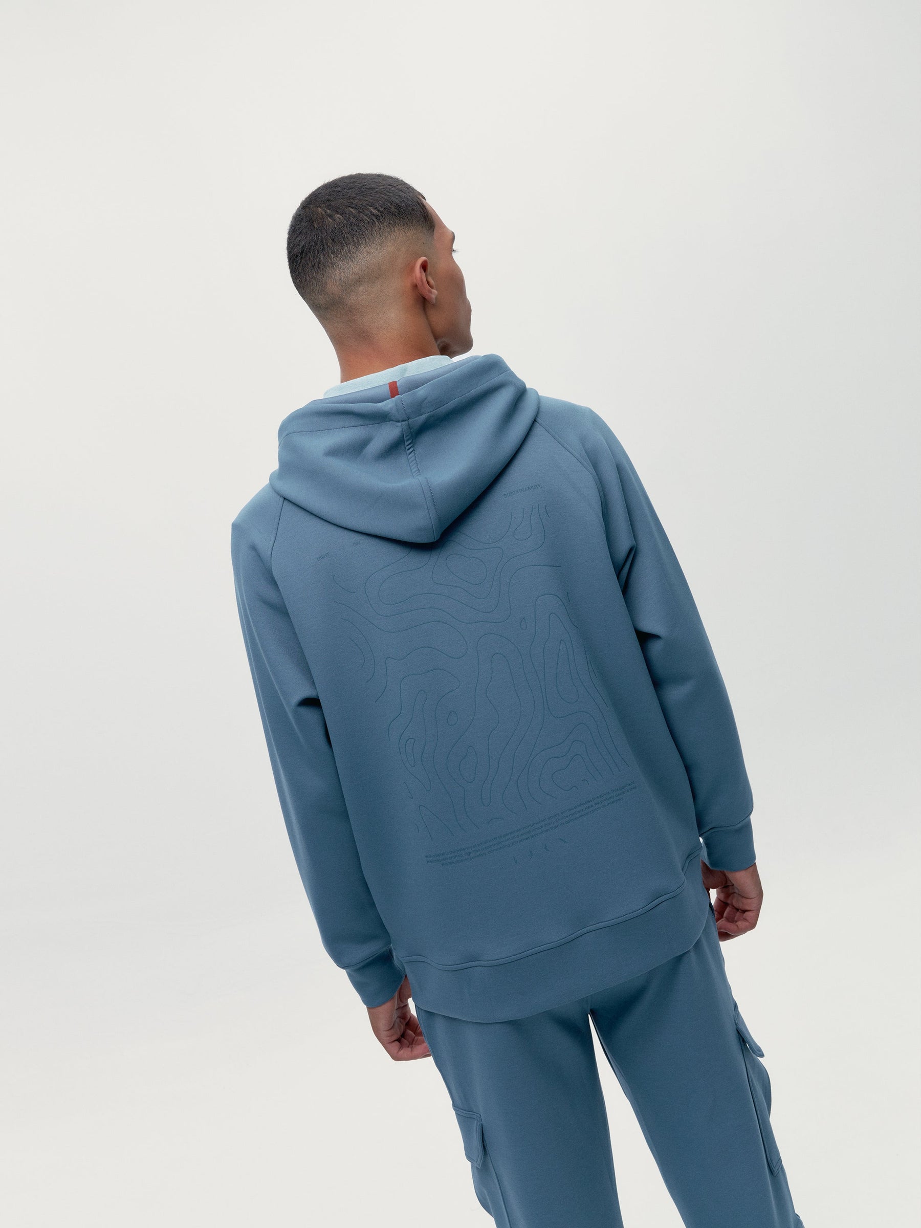 Sweat à capuche Biafra Light Slate