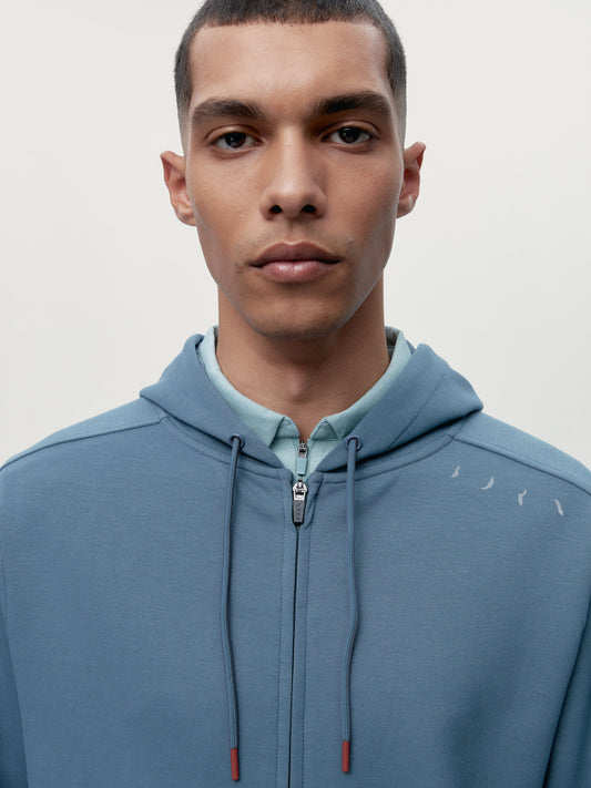 Hoodie Biafra Light Slate