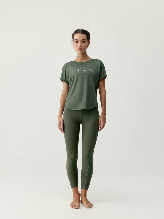Azami Khaki Leaf Shirt