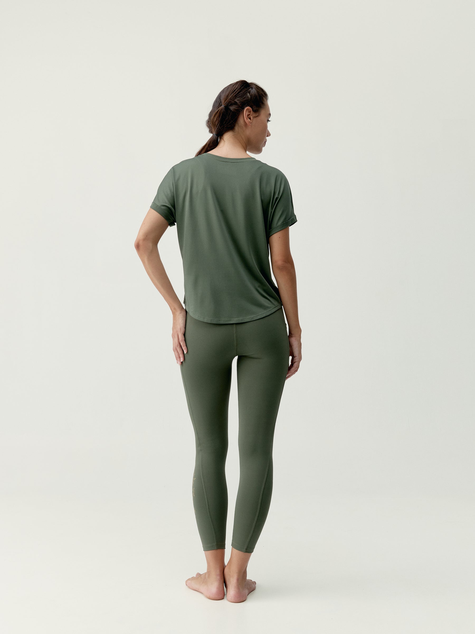 Azami Khaki Leaf Shirt