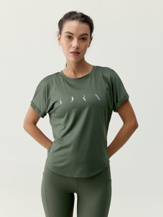 Azami Khaki Leaf Shirt