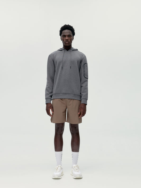 Ensemble de survêtement gris chiné et taupe