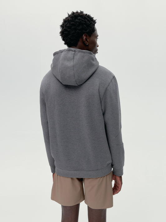 Ensemble de sport gris chiné/taupe