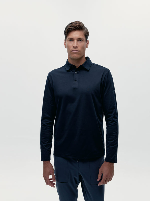 Maroni Polo T-Shirt in Black