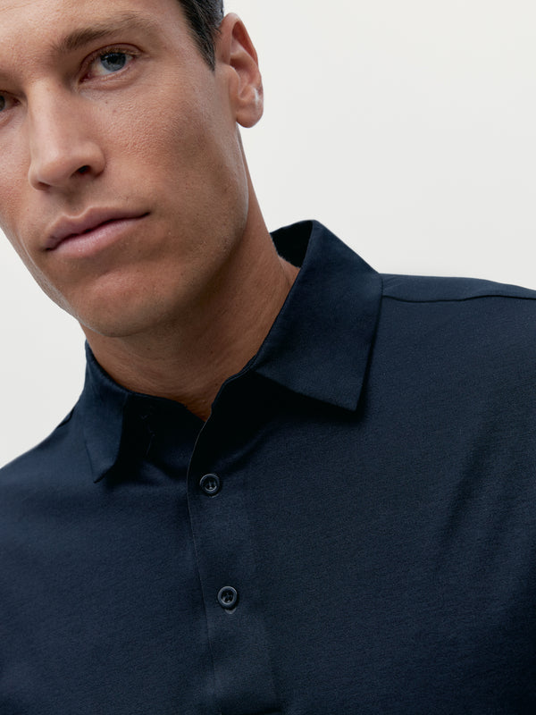 Maroni Polo T-Shirt in Black