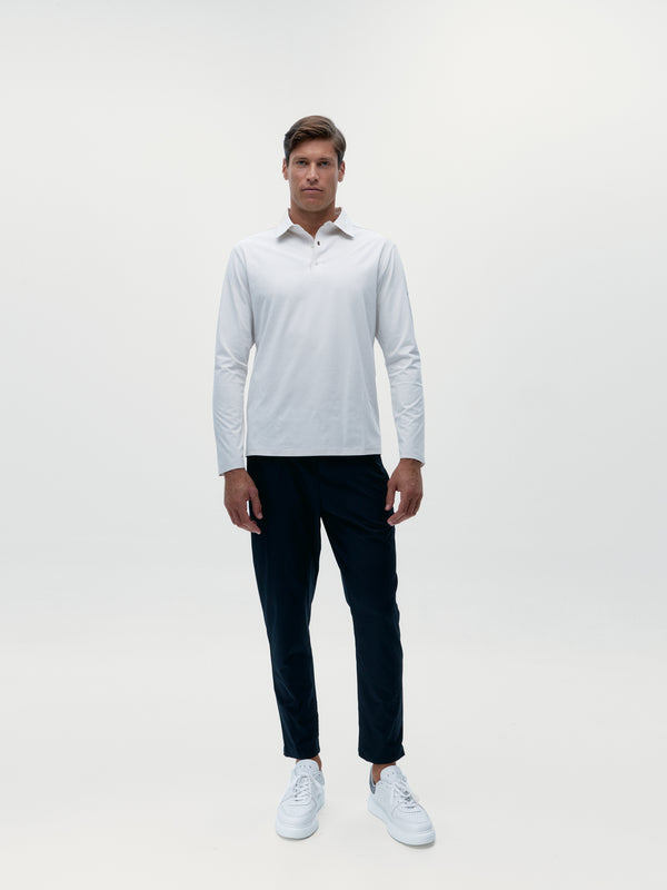 Maroni Polo T-Shirt in White Chalk