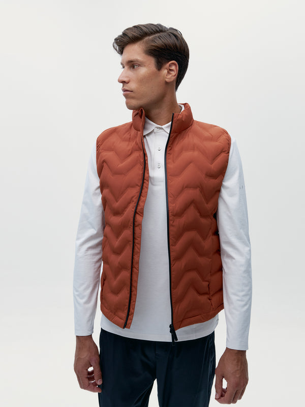 Sepik Gilet in Gingerbread