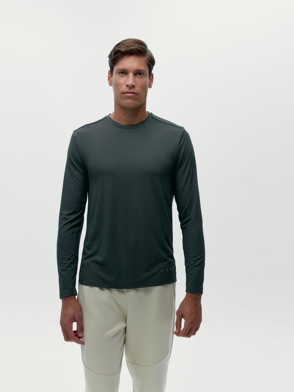 Nekong Long Sleeve T-Shirt in Deep Khaki