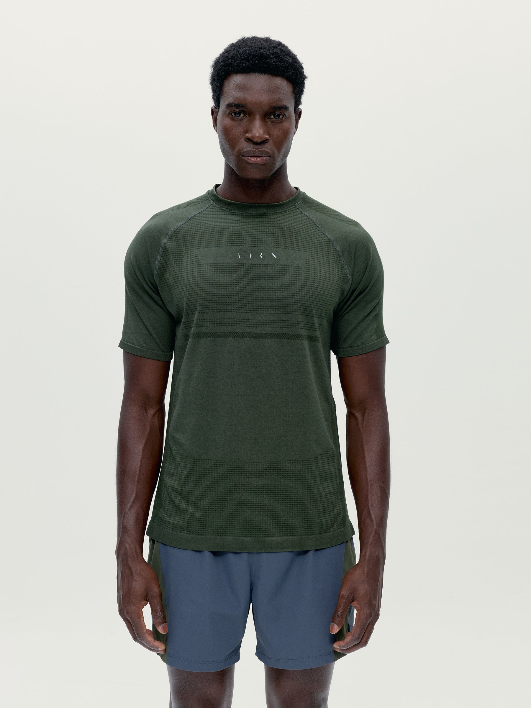 Grav Khaki Leaf T-Shirt