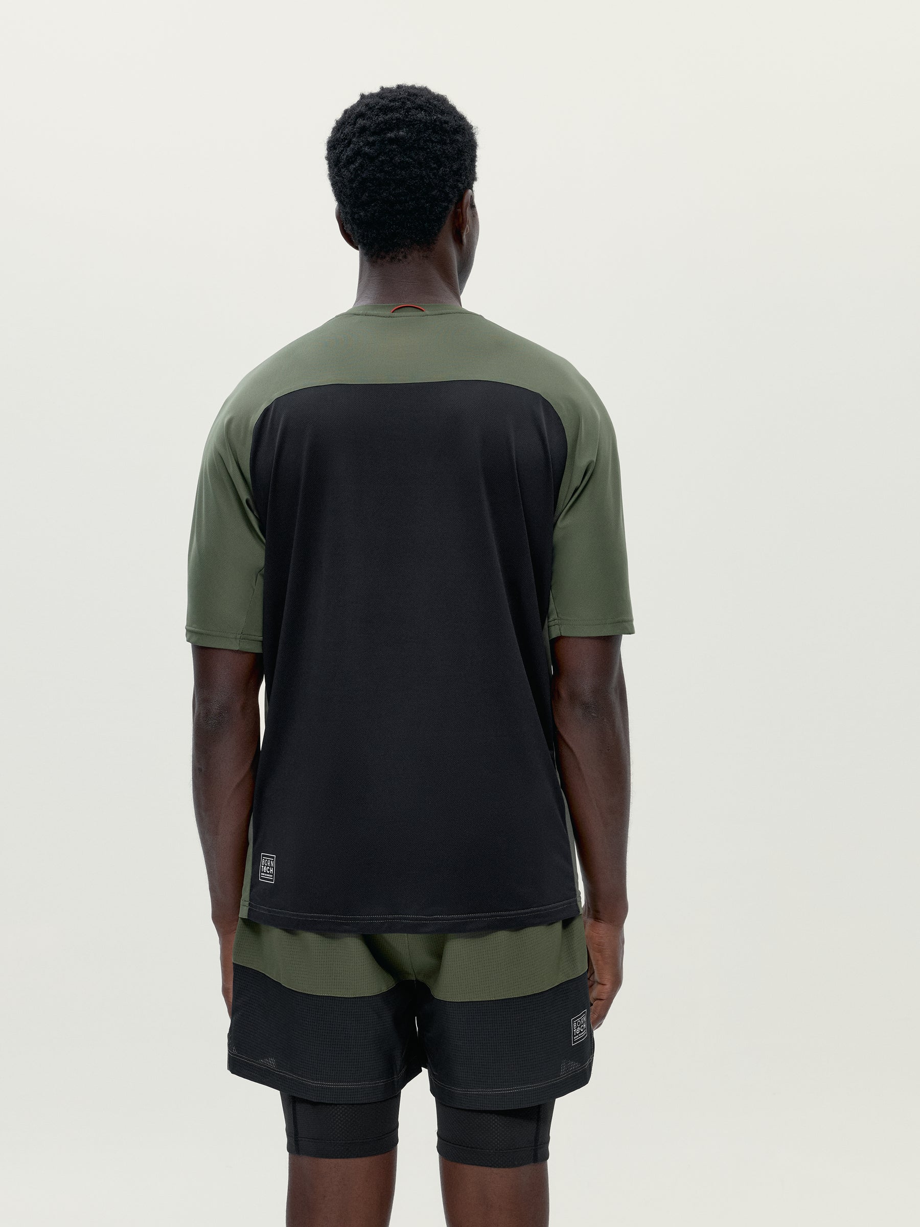 Trak Khaki Leaf/Black T-Shirt