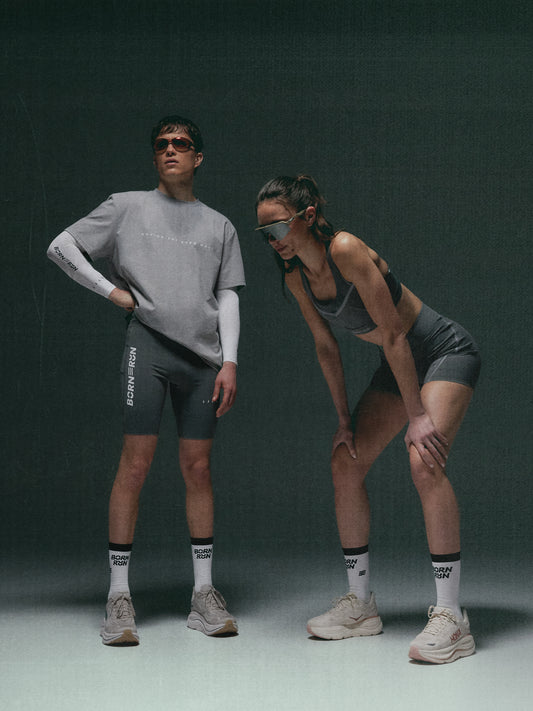 Run Socks White/Black