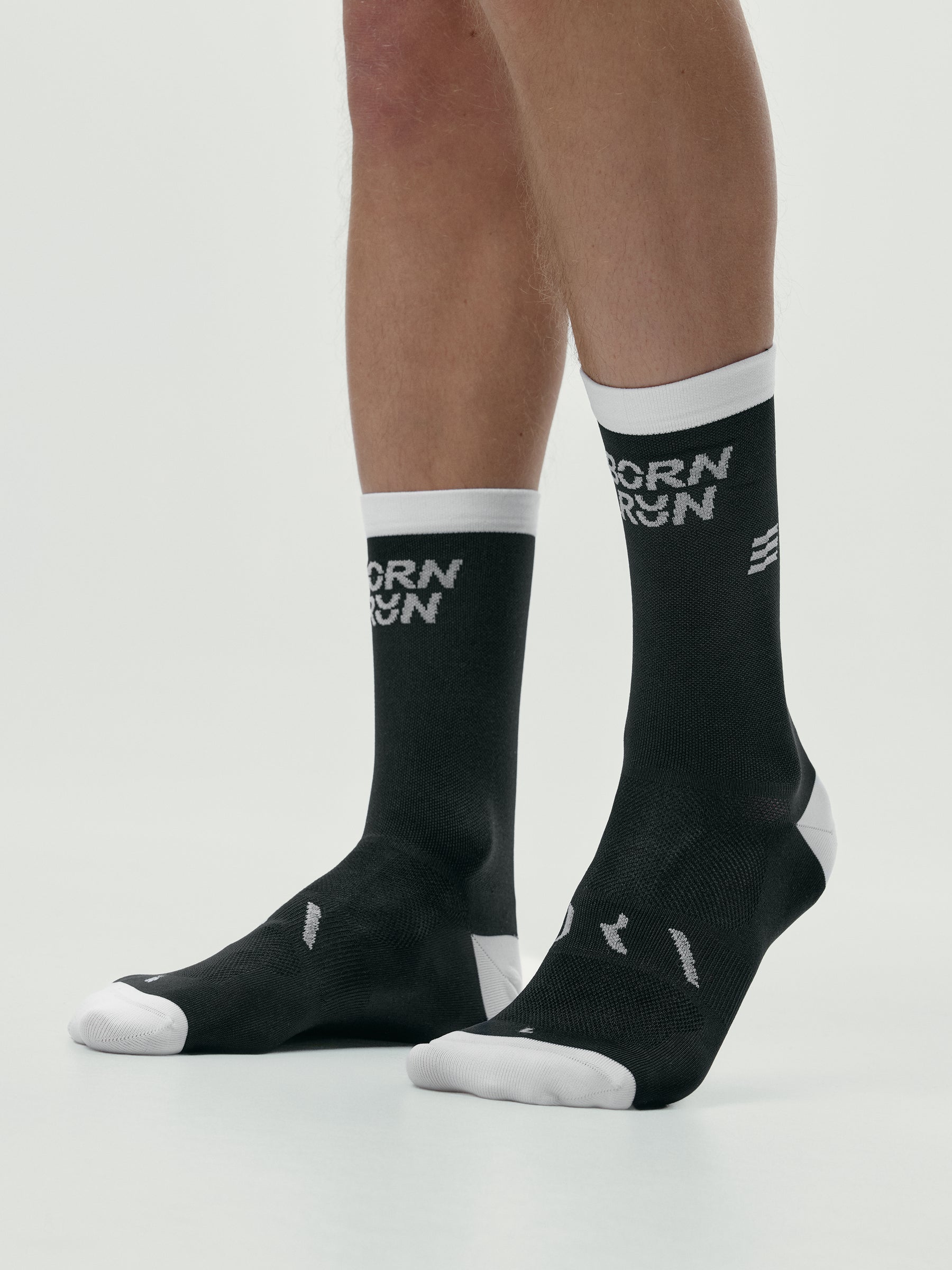Run Socks Black/White