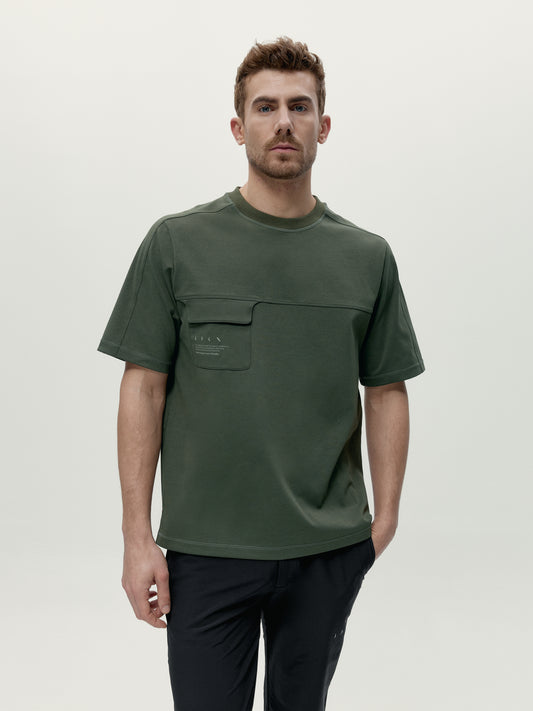 T-Shirt Tirreno Khaki Leaft
