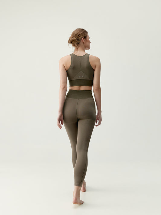Legging Nube Kaki/Biscuit