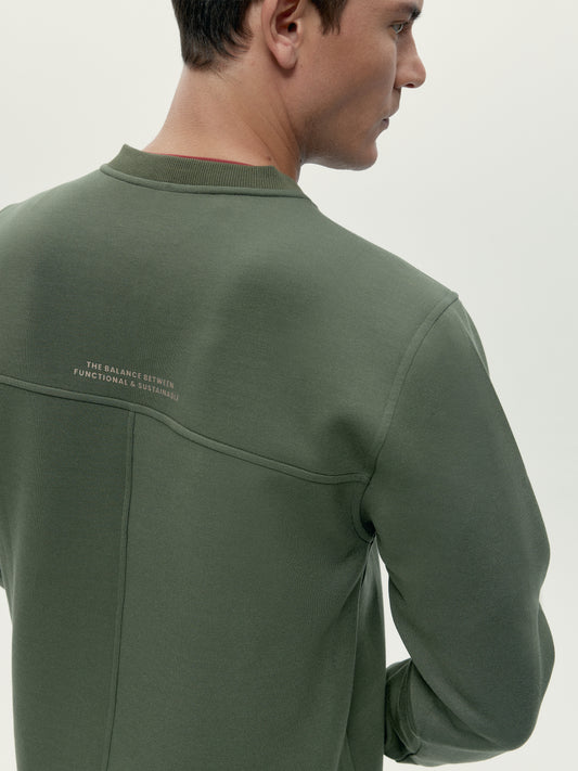 Sweatshirt Crosswalk Kaki Leaft