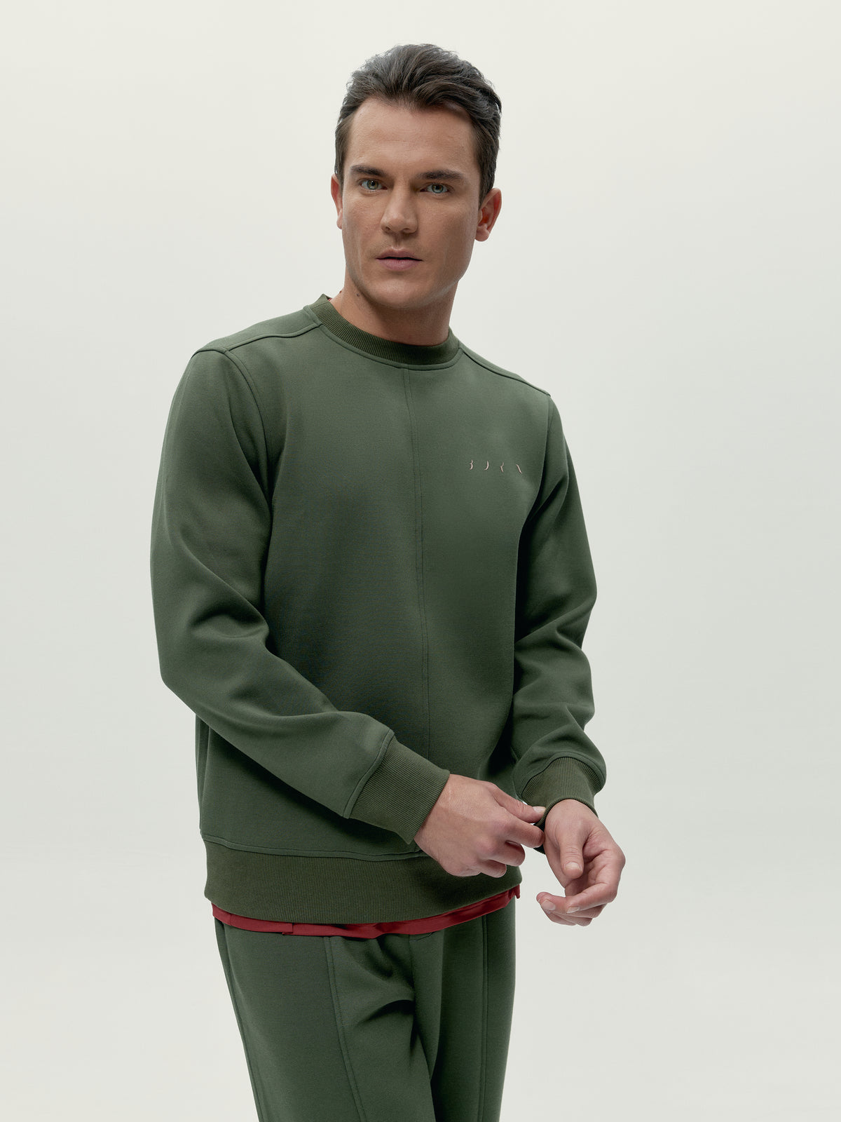 Sweatshirt Crosswalk Kaki Leaft