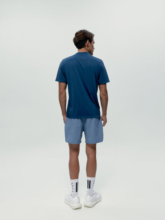 Survêtement bleu marine et gris clair