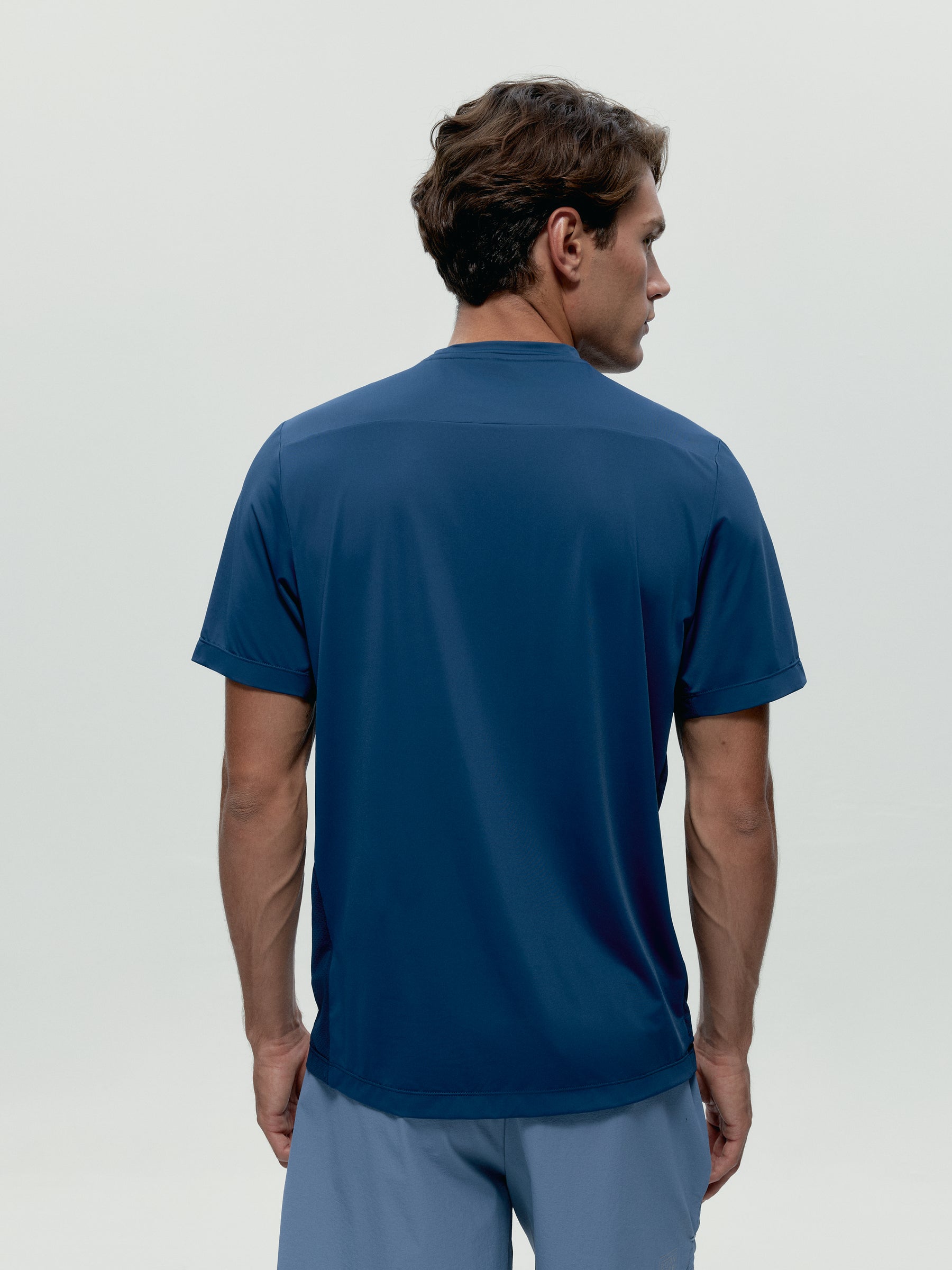 Trainingsanzug in Meeresblau + Hellgrau