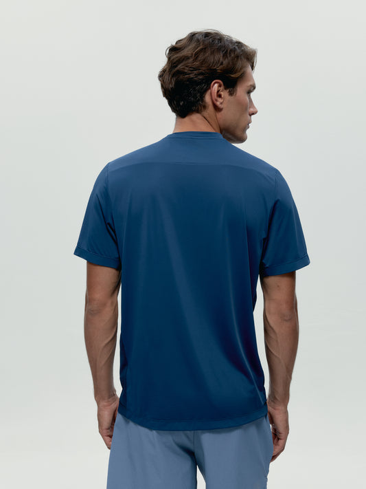 Survêtement bleu marine et gris clair