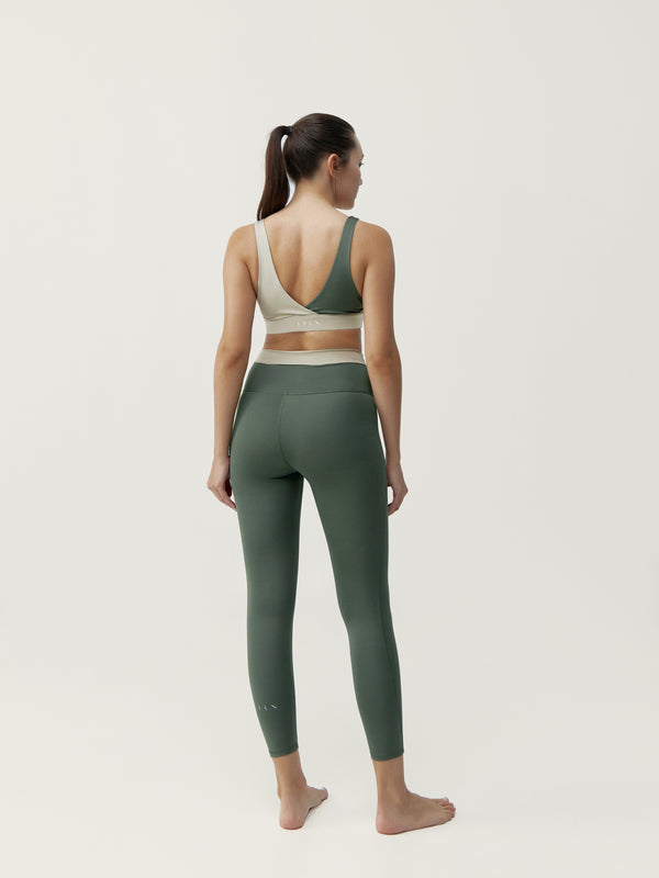 Duo Legging in Hunter/Stone